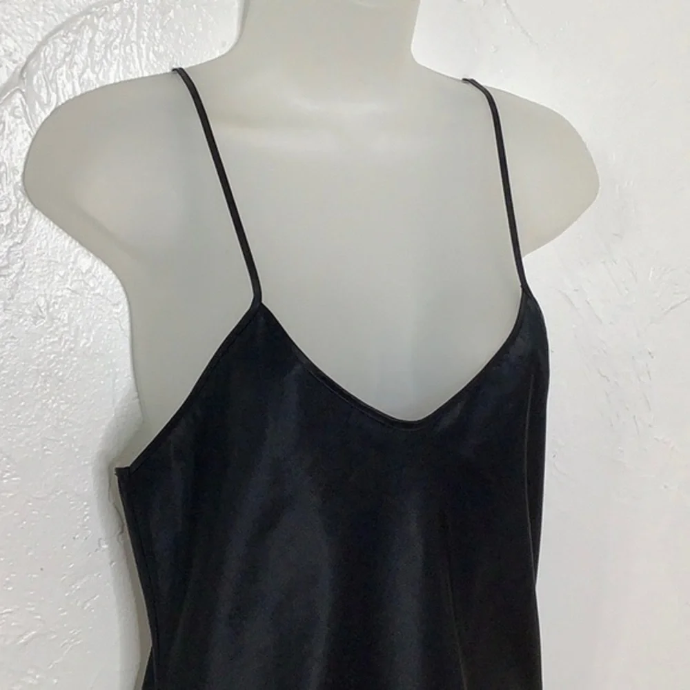 Vintage Victoria’s Secret gold label black satin babydoll nightgown size XS EUC - Picture 2 of 7